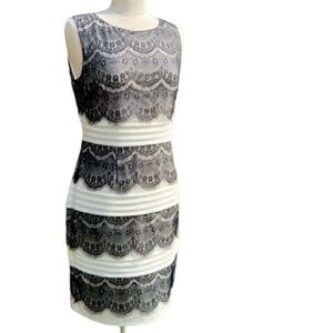 NWT- DRESS BARN Elegant Black Lace Dress